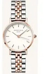 ROSEFIELD - THE SMALL EDIT - wei&szlig; - silber ros&eacute;gold duo steel / 26 MM