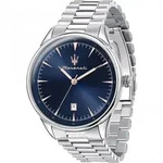 MASERATI - TRADIZIONE - silber blau / 45 MM