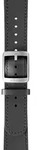 WITHINGS - STRAP - LEDER CURVED - schwarz - silber / 20mm