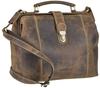 Greenburry Vintage Handtasche Leder 32 cm brown