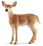 Schleich 14819 - Wild Life - Wei&szlig;wedelkuh