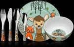 Kindergeschirr-Set Waldfreunde, 6-teilig