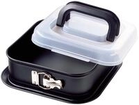 KAISER Inspiration Springform quadratisch mit Transporthaube, 24 x 24 cm