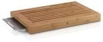 Smart Storage Brotschneidebrett mit Auffangschale Schneidebrett, 44 x 27 cm