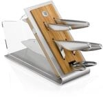 Chef`s Edition Messer-Set mit Messerblock, 6-teilig