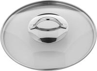 Ersatz-Glasdeckel mit rundem Griff, 24 cm