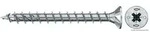 fischer Spanplattenschraube PowerFast, FPF II CZF 5,0 x 60 BC 200 Senkkopf mit K...
