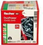 fischer Allzweckd&uuml;bel DuoPower 10 x 50 S, 25 St&uuml;ck