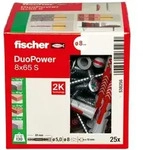 fischer Allzweckd&uuml;bel DuoPower 8 x 65 S, 25 St&uuml;ck
