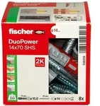 fischer Allzweckd&uuml;bel DuoPower 14 x 70 S, 8 St&uuml;ck