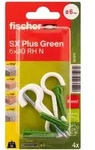 fischer Spreizd&uuml;bel SX Plus Green 6 x 30 RH K, 4 St&uuml;ck