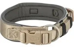TRIXIE Premium Halsband, extra breit, 27 - 35 cm / 25 mm, sand/grafit