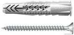 fischer Universald&uuml;bel UX 6 x 35 R S mit Rand und Schraube, 25 St&uuml;ck
