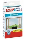 tesa INSECT STOP STANDARD, Fliegengitter mit Klettband f&uuml;r Fenster, anthrazit, 1...