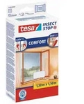 tesa INSECT STOP COMFORT Fliegengitter mit Klettband f&uuml;r Fenster, wei&szlig;, 1,3 x 1,...