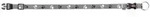 TRIXIE Silver Reflect Halsband, L&ndash;XL: 40&ndash;65 cm / 25 mm, schwarz / silbergrau