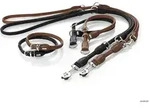 HUNTER Halsband Round & Soft S-M (45), braun