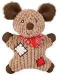 TRIXIE Maus mit Flicken, Stoff / Jute, 19 cm