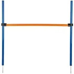 TRIXIE Fun Agility H&uuml;rde, Kunststoff, 123 x 115 cm, &Oslash; 3 cm, blau / orange