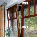 TRIXIE Schutzgitter f&uuml;r Fenster, Seitenteil, 62 x 16 / 8 cm, wei&szlig;