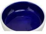 TRIXIE Napf, Keramik, 0,3 l / &Oslash; 13 cm, creme / blau