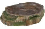 TRIXIE Wasser- und Futterschale im Regenwald Design, 10 x 2,5 x 7,5 cm