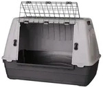 TRIXIE Transportbox Journey, S&ndash;M: 77 x 51 x 43 cm, schwarz / grau