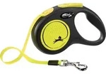 flexi New NEON, Gurt, S: 5 m, neongelb