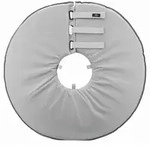TRIXIE Schutzkragen, Polyester / Schaumstoff, XL: 60&ndash;64 cm / 29 cm, grau