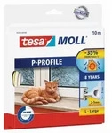 tesamoll P-Profil Gummidichtung f&uuml;r 2 - 5 mm Spalten, f&uuml;r T&uuml;ren und Fenster,