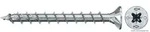 fischer Spanplattenschraube PowerFast, FPF II CZF 6,0 x 60 BC 200 Senkkopf mit K...