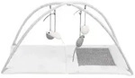 TRIXIE Junior Kratzmatte mit Spielbogen, Sisal / Pl&uuml;sch, 60 x 33 x 42 cm, grau...