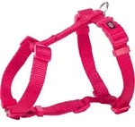 TRIXIE Premium H-Geschirr, M&ndash;L: 52&ndash;75 cm / 20 mm, fuchsia