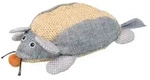 TRIXIE Maus XXL, Sisal / Stoff, Katzenminze, 30 cm, natur / grau