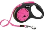 flexi New NEON, Gurt, S: 5 m, neonpink