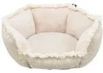 TRIXIE Bett Boho, eckig, 65 x 65 cm, beige