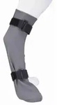 TRIXIE Schutzsocke, Silikon, M: 8 cm / 35 cm, grau