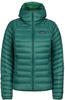 Patagonia W's Down Sweater Hoody - Conifer Green - XL