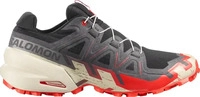 Salomon Speedcross 6 - Black/Fiery Red/Almond Milk - 48 (UK 12.5)