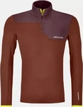 Ortovox Fleece Light Zip Neck M - Clay Orange - XL