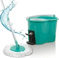 CLEANmaxx Wischmopp "Power" tuerkis