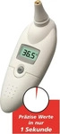 BOSCH & SOHN Infrarot-Ohrthermometer "bosotherm medical" silber | weiss