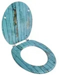 Toilettensitz WC-Sitz MDF Holz Design