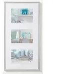 New Lifestyle Galerie Kunststoffrahmen 3x15x20 cm, Silber