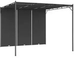 vidaXL Gartenpavillon mit Seitenvorhang 3x3x2,25 m Anthrazit