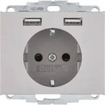 Berker Steckdose SCHUKO/USB 48037004