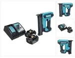 Makita DFN 350 RF Akku Stauchkopfnagler 18 V 15 - 35 mm + 2x Akku 3,0 Ah + Ladeger&auml;t