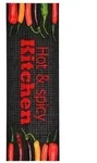 vidaXL K&uuml;chenbodenmatte Waschbar Hot&Spicy 60x180 cm
