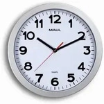 Wanduhr MAULstep 30cm silber