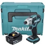 "Makita DTS 141 M1J Akku Impulsschrauber 18 V 40 Nm 1/4" Brushless + 1x Akku...